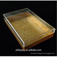 Custom-made Gold Acrylic Tray
